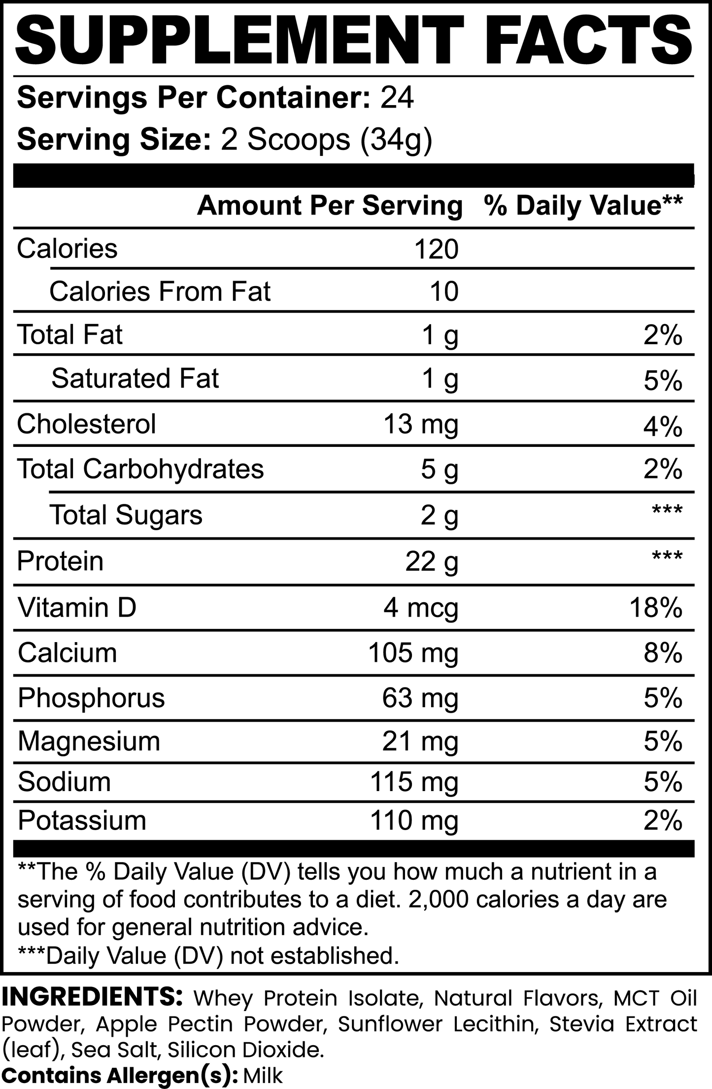 Isolate Protein (Vanilla)