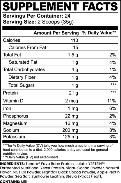 Vegan Plant Protein (Chocolate)